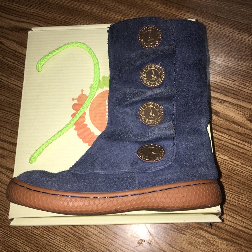 Livie & Luca Size 10 Navy Blue Tiempo Boot